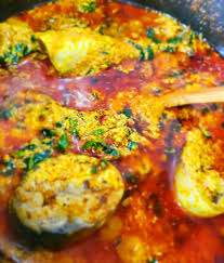 Egusi soup with Titus Fish 